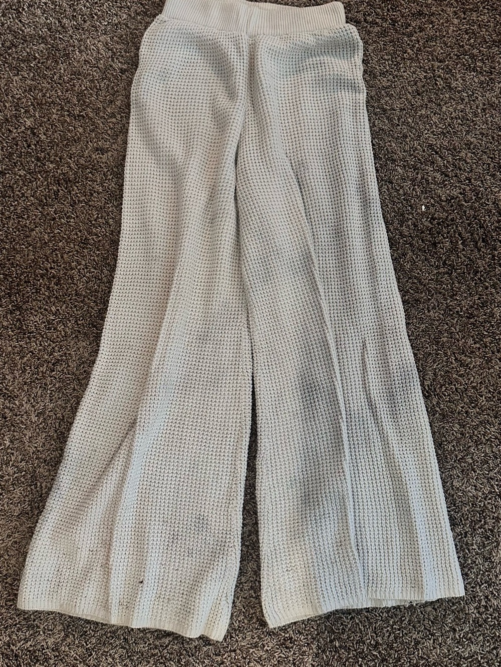 Sincerely Jules Cream Knit Lounge Pants